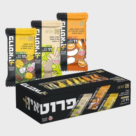 מארז חטיפי חלבון בטעמיםשונים 11גרם חלבון