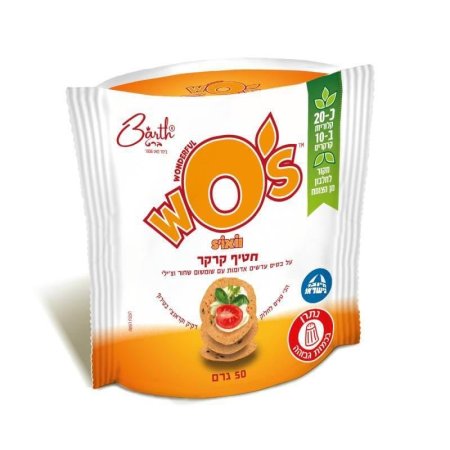 קרקר עדשים עם שומשום וצילי