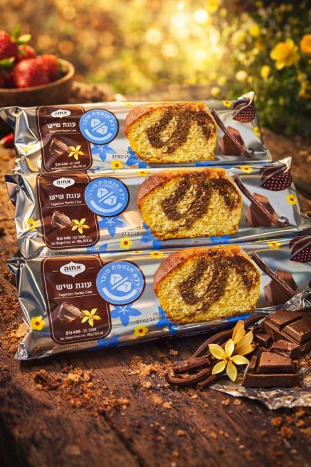 كعكة اسفنجيه بدون سكر