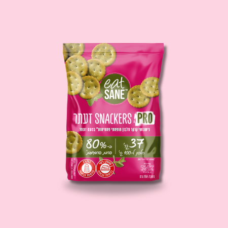 קרקר חלבון מופחת פחמימות בטעם זעתר كركر قليل النشويات باضافة لبروتين بطعم الزعتر קיטו