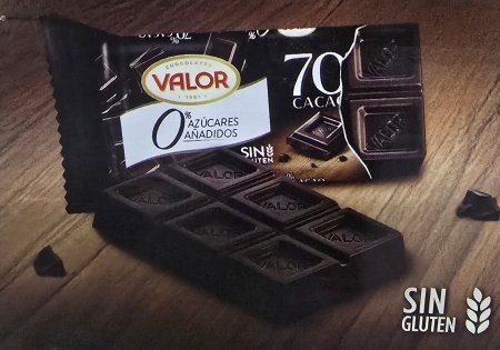 שוקולדים מריר 70% ללא סוכר