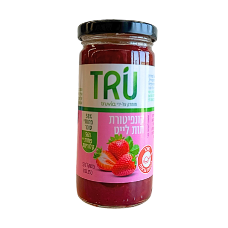 קונפיטורת תות לייט 58% פחות סוכר56%פחות קלוריות