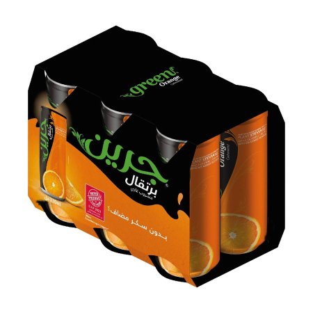 جرين برتقال مشروب غازي بدون سكر
