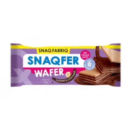 ويفر سناك فابرك بالشوكولاطه والبندق بدون سكر بدون جلوتن