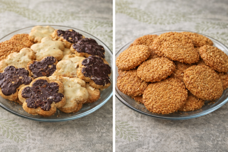 برازق كيتو د . عيد بدون سكر ونشويات طحين لوز وطعم خيال