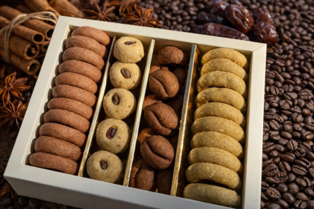 كعك العيد الصحي بدون سكر كيلو مشكل تمر شامي ينسون قهوه وقرفه