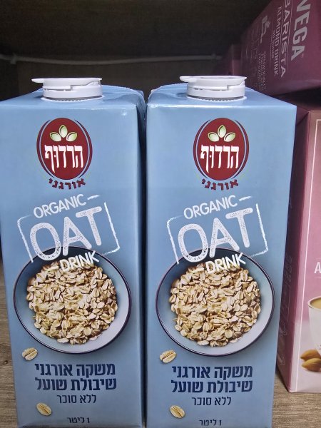 משקה שיבולת שועל 0% סוכר אורגני حليب الشوفان العضوي بدون سكر