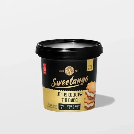 אבקת פודינג וניל ללא סוכר להכנה מהירה חסכון 400 גרם بودينج فانيل سويتانجو بدون سكر علبة توفير 400 غرام  علبة