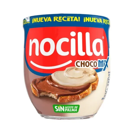 نوسيلا دهن بدون سكر بطعم شوكولاطه وحليب بدون جلوتن بدون زيت النخيل