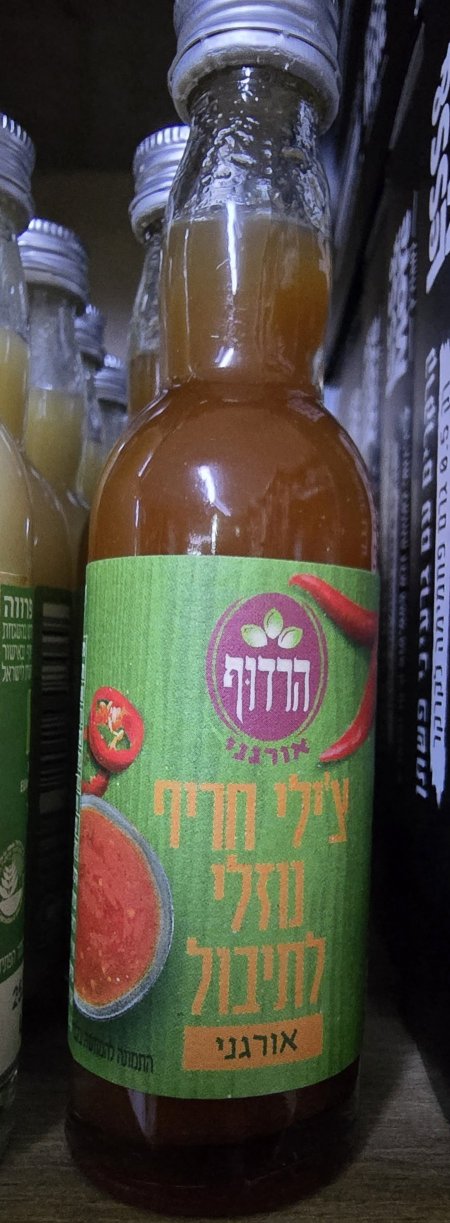 תבלין צילי חריף נוזלי אורגני تشيلي حار متوسط عضوي