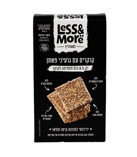 קרקר גרעיני פשתן كركر بذور الكتان كيتو
