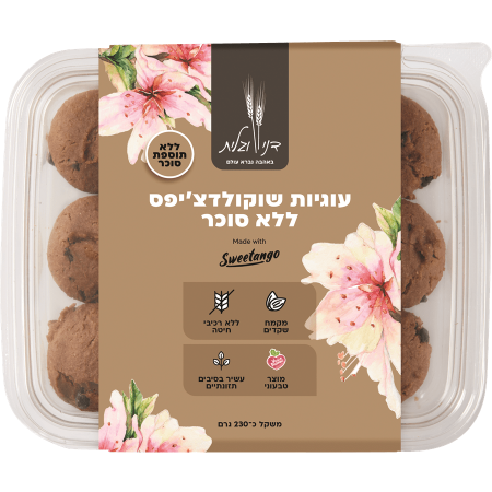 עוגיות קמח שקדים שוקולד ציפס ללא גלוטן ללא סוכר דני וגלית عوجيوت داني وجليت طحين لوز بدون سكر بدون جلوتن