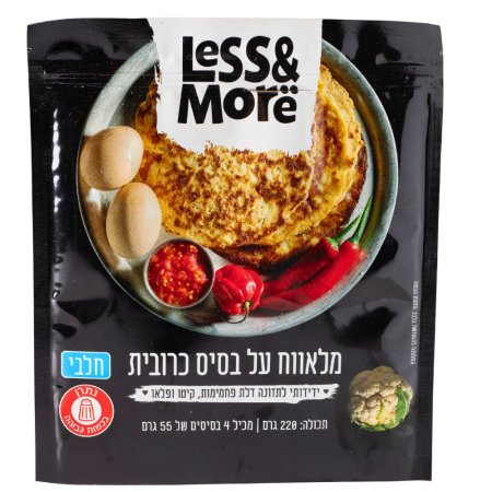 מלאווח על בסיס כרובית ליס אנד מור קיטו ملوح قرنبيط كيتو بدون سكر