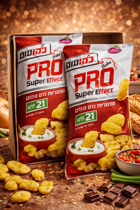 بمبا مخبوز مع اضافة بروتين